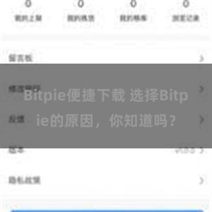 Bitpie便捷下载 选择Bitpie的原因，你知道吗？