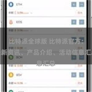 比特派全球版 比特派官方：最新资讯、产品介绍、活动信息汇总