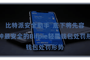 比特派安全助手  底下将先容一种最安全的Bitpie轻量钱包处罚形势
